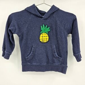 Hanna Andersson Pineapple Sweatshirt Cotton Blue 4
